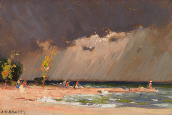 The Squall, Toronto Island by John William (J.W.) Beatty
