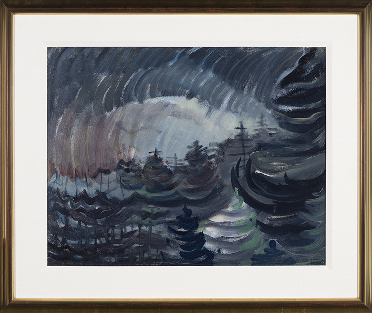 Storm Over Grey Forest par Emily Carr