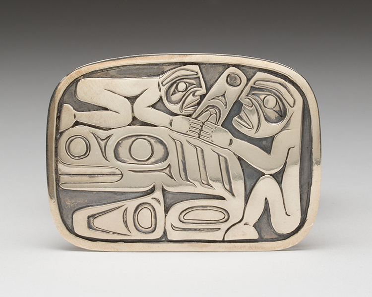 Haida Art (Killer Whale and Humans) by William Ronald (Bill) Reid