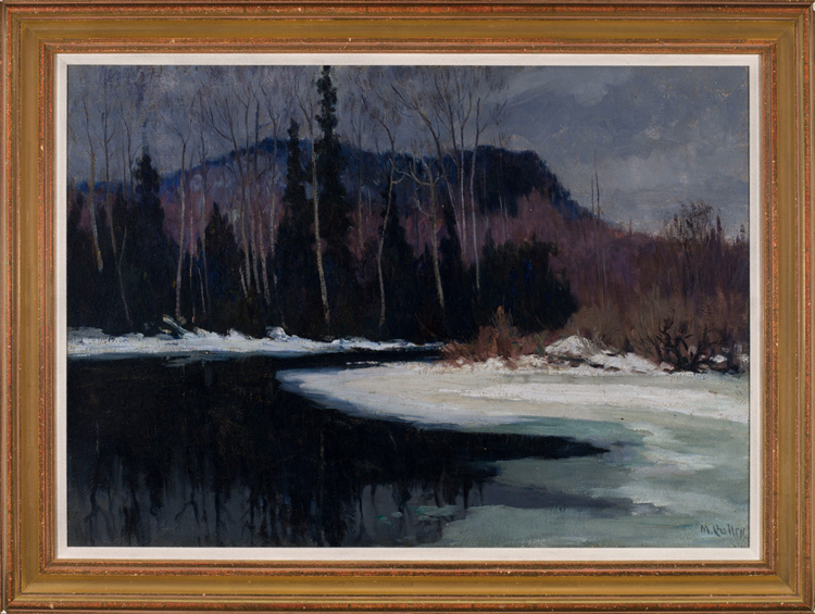 Spring, The Cache River, Mount Tremblant, Quebec by Maurice Galbraith Cullen