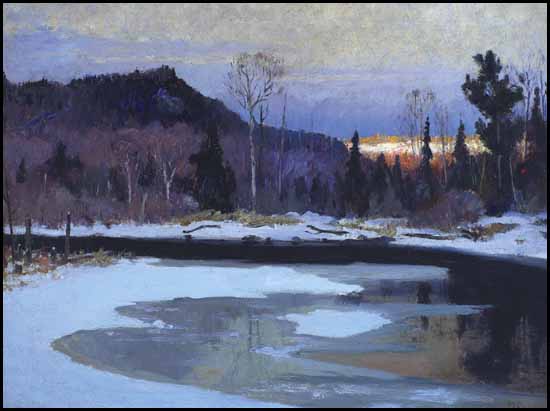 Evening Glow, Near Lac Tremblant par Maurice Galbraith Cullen