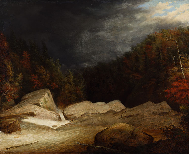 The Storm, St. Anne’s, Quebec par Cornelius David Krieghoff