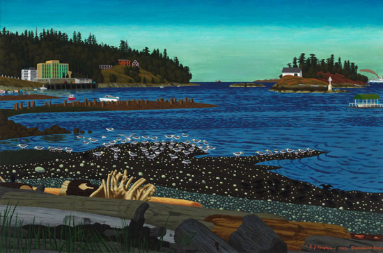 Receding Tide, Departure Bay by Edward John (E.J.) Hughes