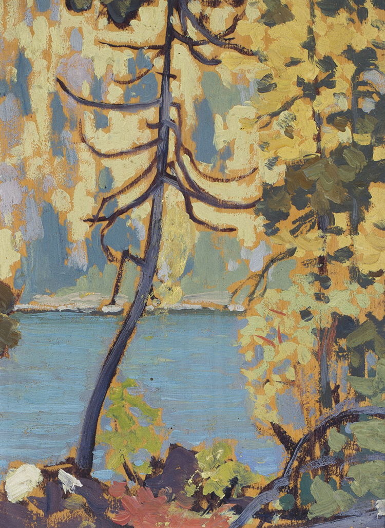 Autumn, Blue Lake, Algoma by Frank Hans (Franz) Johnston