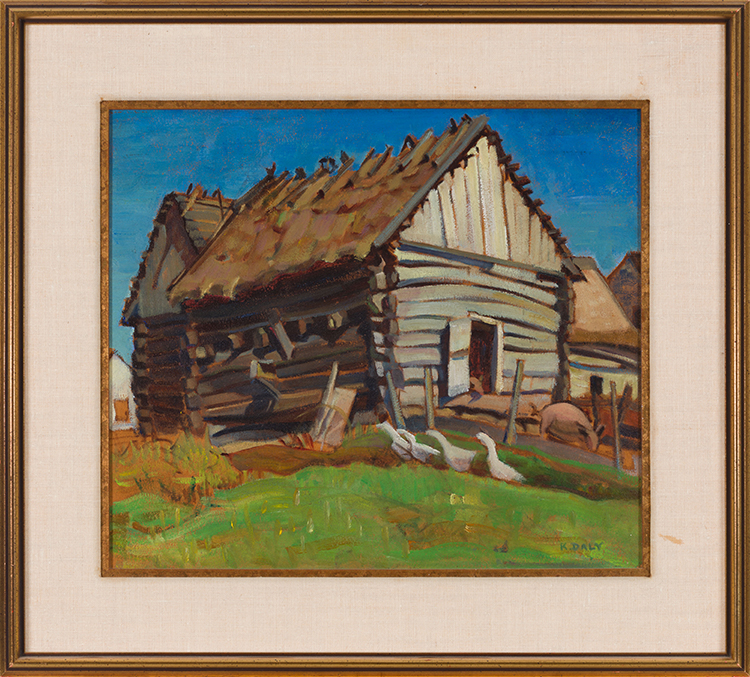 The Log Barn par Kathleen Frances Daly Pepper