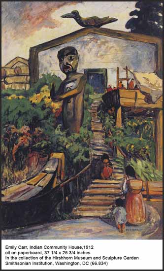 The Crazy Stair (The Crooked Staircase) par Emily Carr