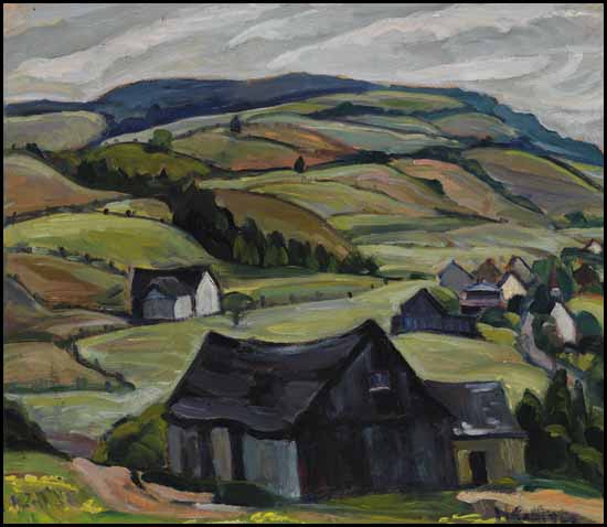 Hills, Back of Cap-à-l'Aigle, PQ by Nora Frances Elizabeth Collyer