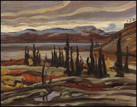 Snow on the Hills, Great Bear Lake par Alexander Young (A.Y.) Jackson