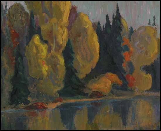 Misty Morning, Mongoose Lake by James Edward Hervey (J.E.H.) MacDonald