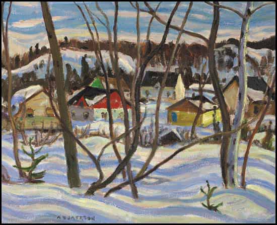 Quebec Village in Winter by Alexander Young (A.Y.) Jackson