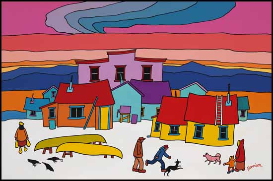 Peter's Yukon par Ted Harrison