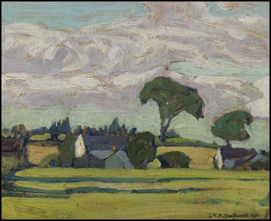 Village Houses par James Edward Hervey (J.E.H.) MacDonald