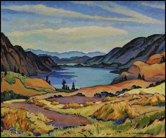 Kalamalka Lake (Looking South), Okanagan, BC - NFS par James Williamson Galloway (Jock) Macdonald