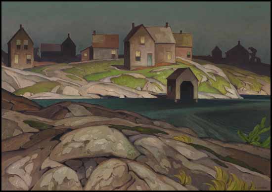 Village in the Rock Country par Alfred Joseph (A.J.) Casson