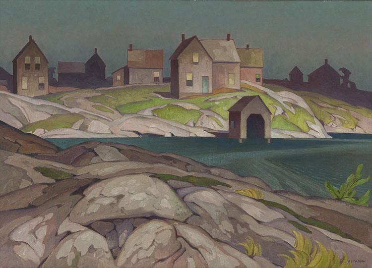 Village in the Rock Country by Alfred Joseph (A.J.) Casson