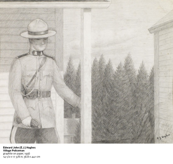 Going to Court (Village Constable) by Edward John (E.J.) Hughes