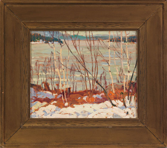 A Frozen Lake by Alexander Young (A.Y.) Jackson