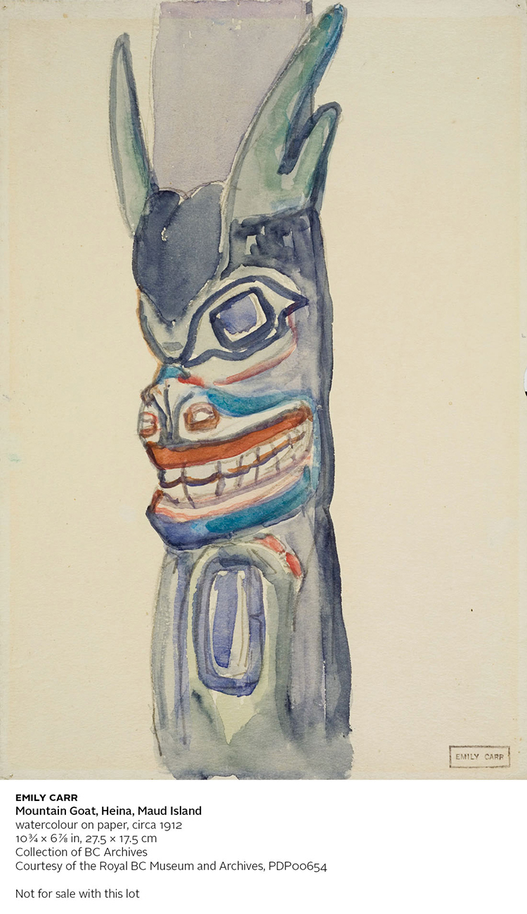 Maude Island Totem par Emily Carr