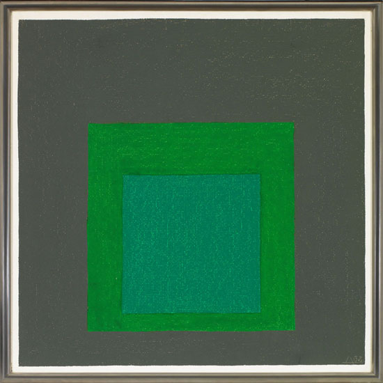 Study for Homage to the Square: New Garland par Josef Albers