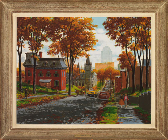 McTavish Street, Montreal by John Geoffrey Caruthers Little