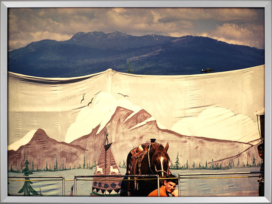 Western Landscape, Pacific National Exhibition, Vancouver, BC by Iain Baxter