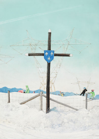 Satan's Web (Rural Quebec Today) by William Kurelek