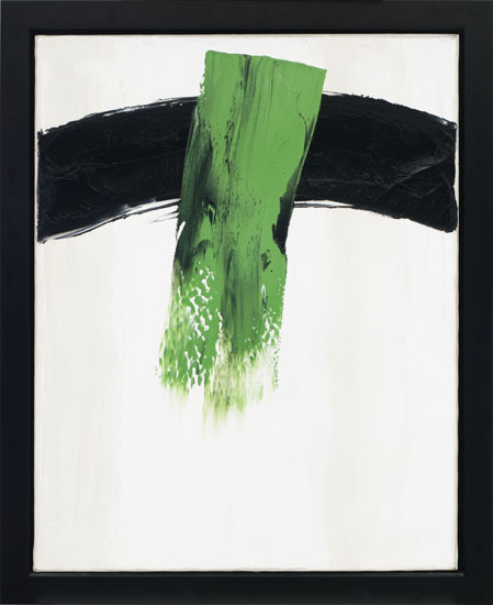 Untitled Abstraction with Green by Paul-Émile Borduas