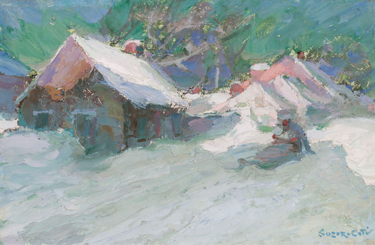 Street, Winter, Arthabaska par Marc-Aurèle de Foy Suzor-Coté