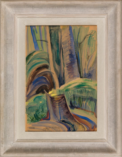 Stump in Forest by Emily Carr