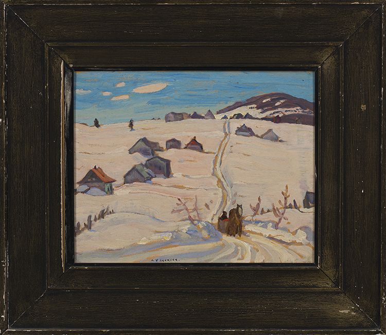 Winter Morning, Laurentians at St-Tite par Alexander Young (A.Y.) Jackson