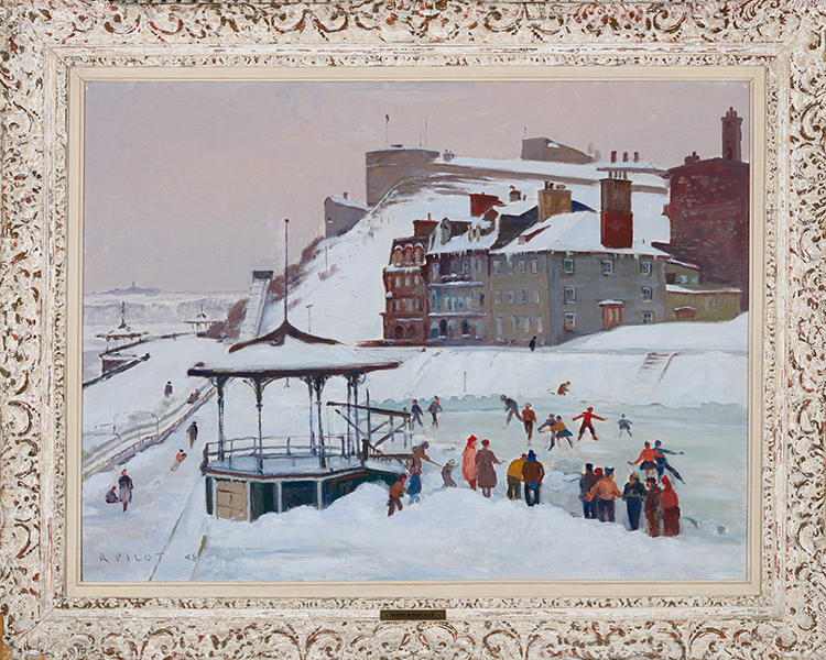 The Skating Rink, Dufferin Terrace by Robert Wakeham Pilot
