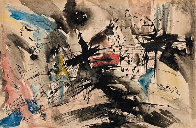 Quand la plume d’autruche devient folle par Jean Paul Riopelle