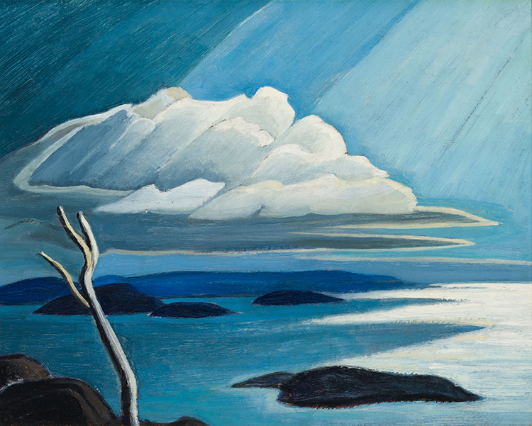 North East Corner of Lake Superior (Lake Superior Sketch XXXVIII) by Lawren Stewart Harris