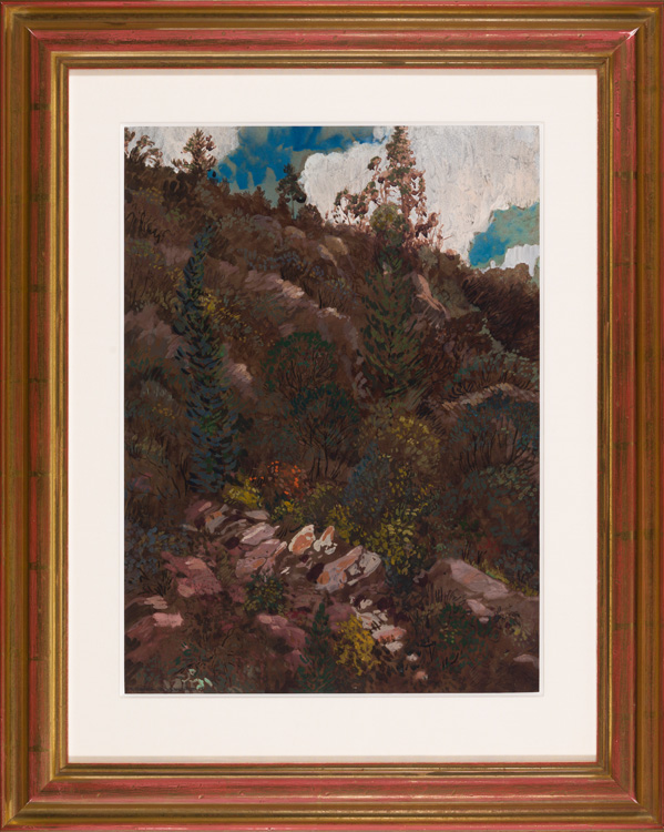 A Canyon Wall, Algoma by Frank Hans (Franz) Johnston