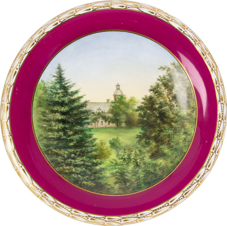 Set of 20 Hand-Painted Plates by Cornelius David Krieghoff