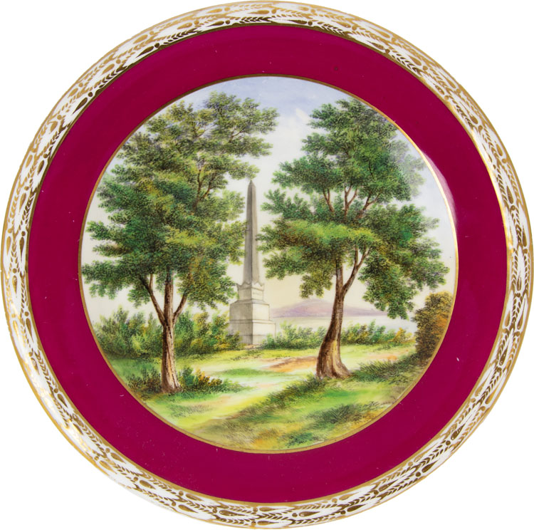 Set of 20 Hand-Painted Plates by Cornelius David Krieghoff