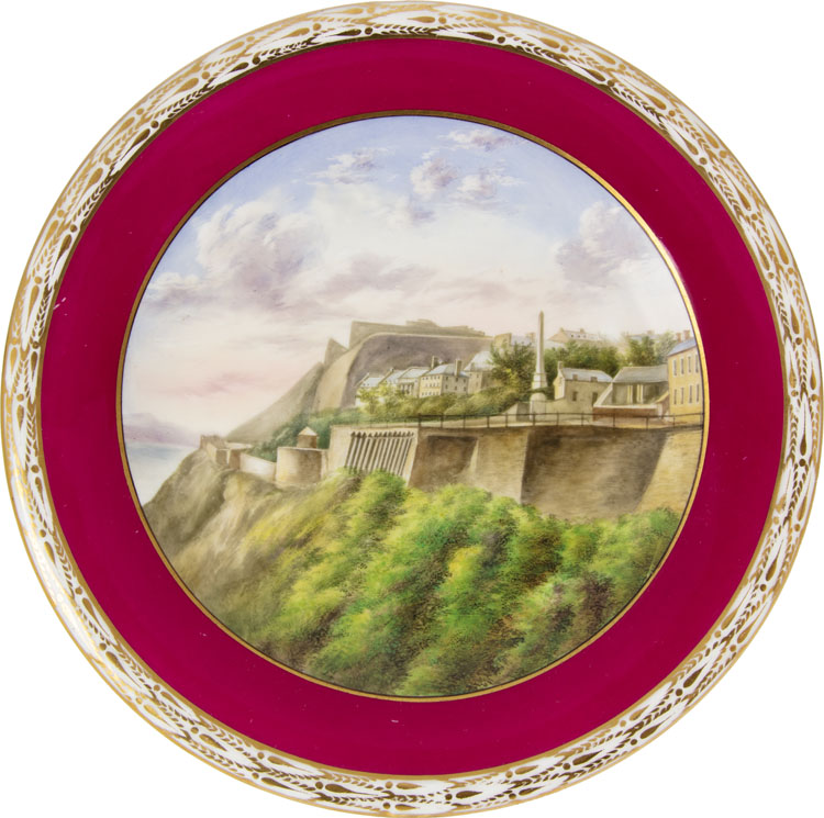 Set of 20 Hand-Painted Plates par Cornelius David Krieghoff