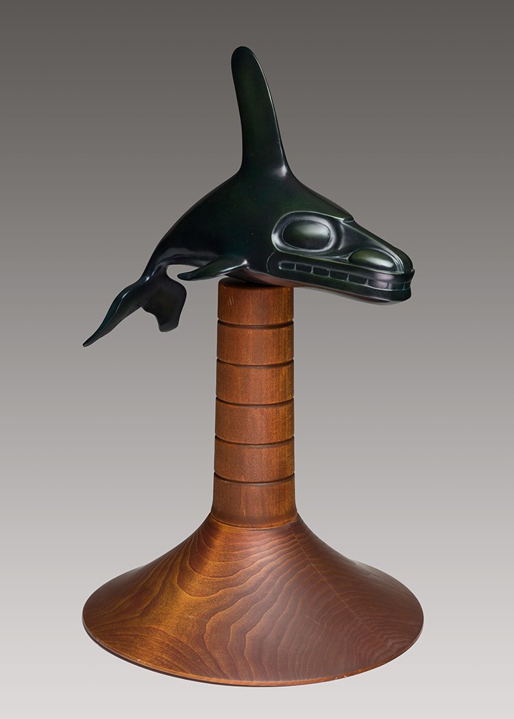 Killer Whale on Clan Hat by William Ronald (Bill) Reid