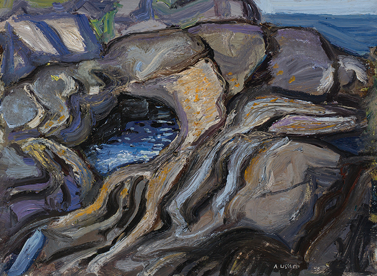 Gaspé Rocks par Arthur Lismer