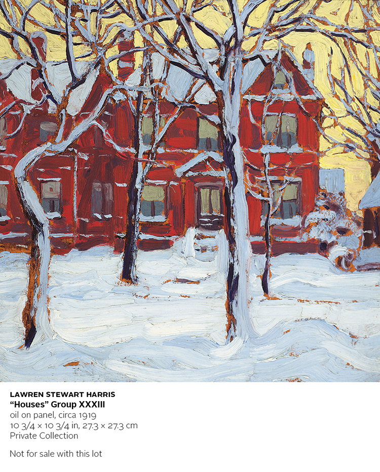 House in the Ward, Winter, City Painting No. 1 by Lawren Stewart Harris