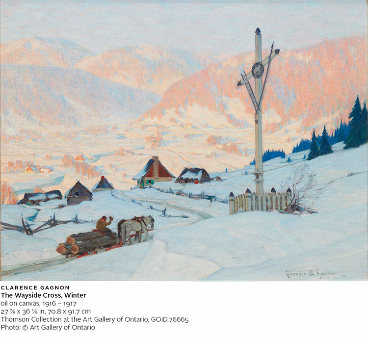 The Wayside Cross, Charlevoix by Clarence Alphonse Gagnon