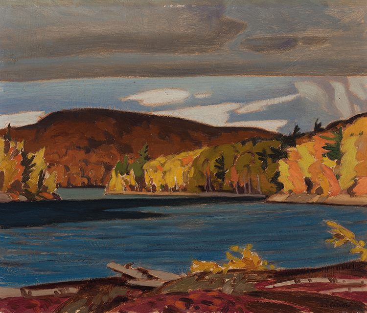 Long Lake, Haliburton, October par Alfred Joseph (A.J.) Casson