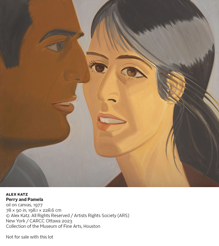 Pamela and Perry by Alex Katz