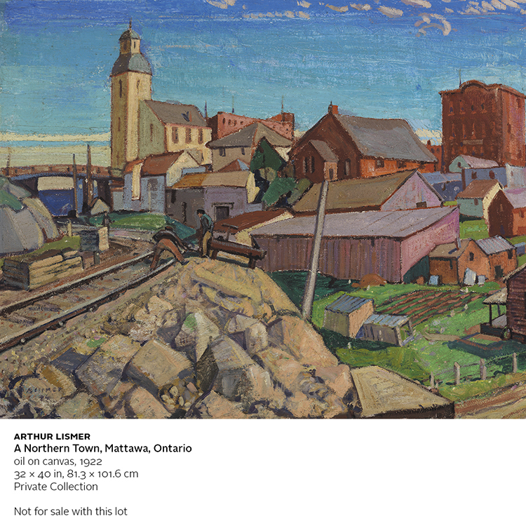 An Ontario Village (Meadowvale) by Arthur Lismer