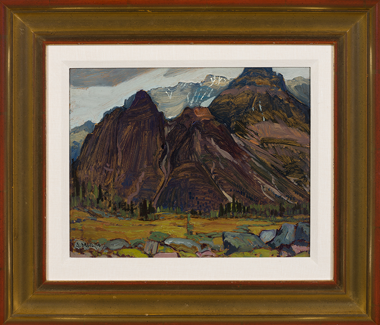 Wiwaxy Peaks, Lake O'Hara Camp by James Edward Hervey (J.E.H.) MacDonald