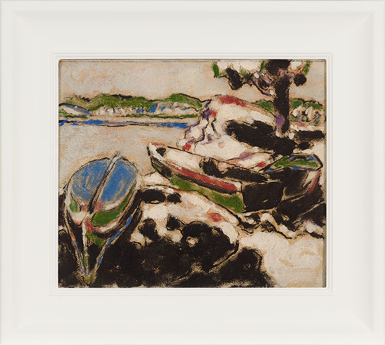 Rowboats on Shore I
(Severn River, Muskoka, Ontario) by David Brown Milne