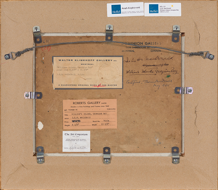 William's Island, Georgian Bay by James Edward Hervey (J.E.H.) MacDonald
