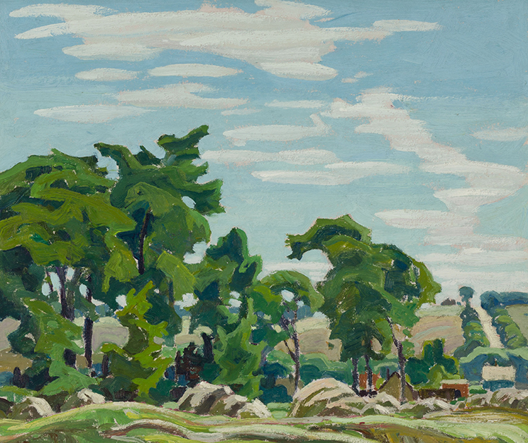 Elms, Lansing by Franklin Carmichael