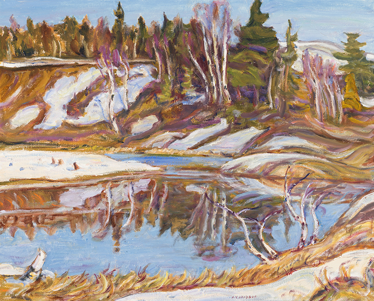 Early Spring, Rivière des Nations by Alexander Young (A.Y.) Jackson