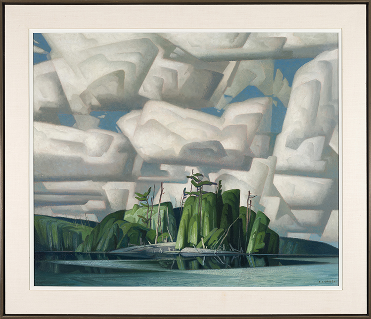 Summer Sky by Alfred Joseph (A.J.) Casson